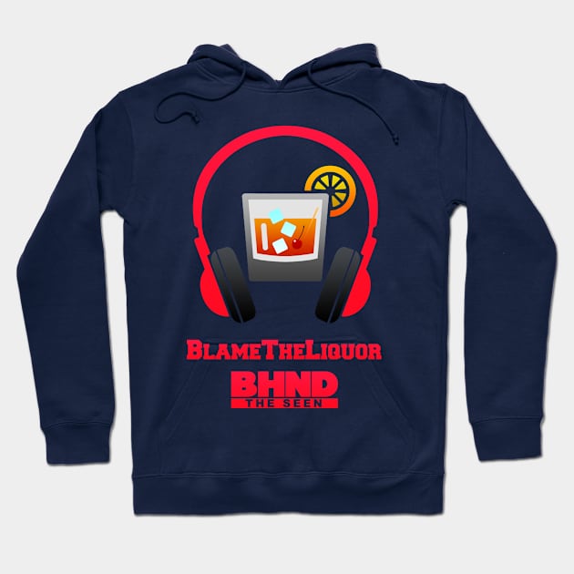 Blame The Liquor Light Red Hoodie by BHND The Seen